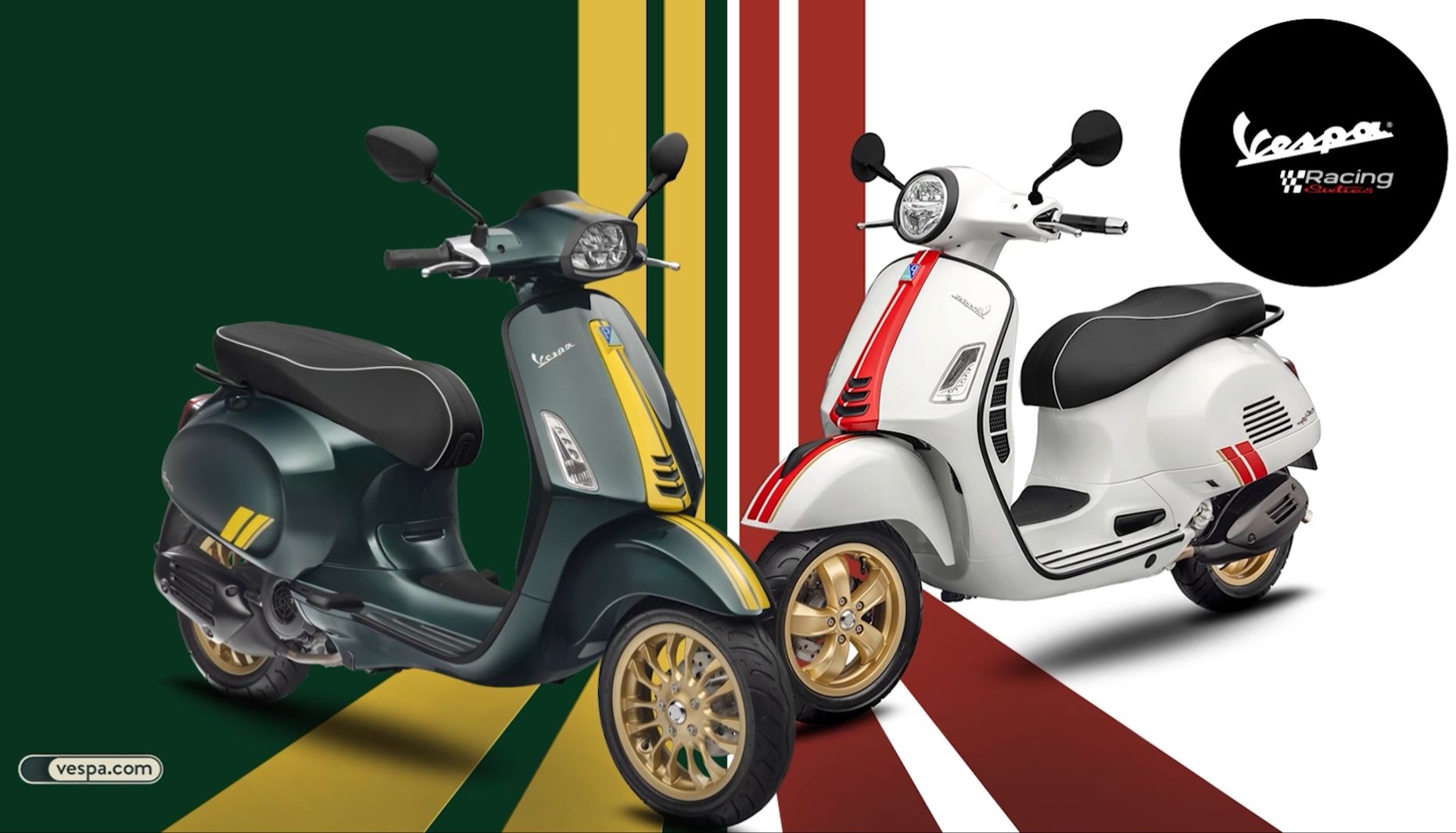 Wah Vespa Rilis Dua Model Baru Bergaya Balap Jadul 